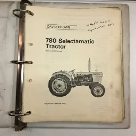 TP647 DAVID BROWN Selectamatic Tractor Catalog Manual