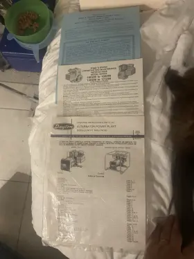 3W180 DAYTON Alternator Power Plant Manual Book