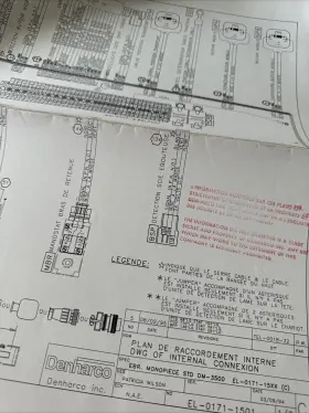 EL-0171-1501 DENHARCO Delimber Cable Cord Wiring Schematic