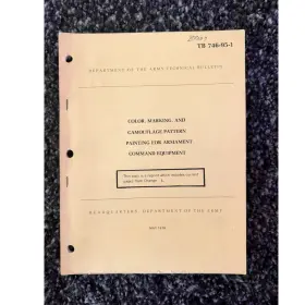746-95-1 DEPARTMENT OF THE ARMY Tb Marking Camouflage