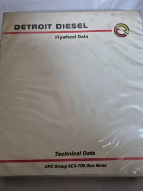 18SA342 DETROIT Diesel Flywheel Technical Data Manual