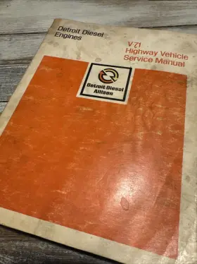 6SE228 DETROIT Diesel Service Book Manual