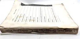 6SE250 DETROIT Diesel Line Engine Service Manual Poor #2