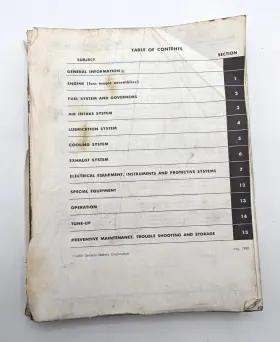 6SE250 DETROIT Diesel Line Engine Service Manual Poor
