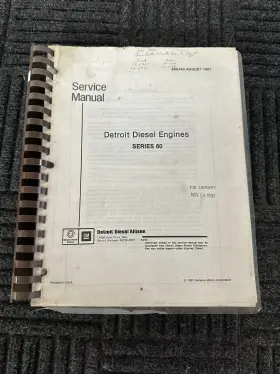 6SE483 DETROIT Diesel Engines Service Manual