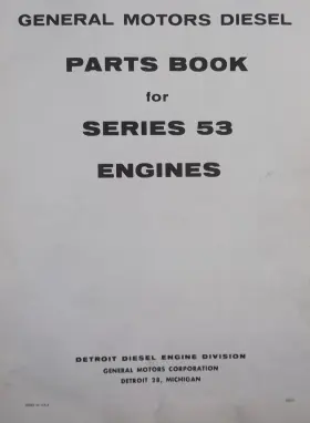 6SP79 DETROIT Diesel Engines Catalog Book Manual #3