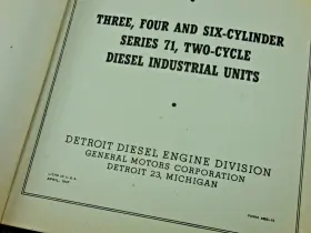 6SE-15 DETROIT DIESEL Engine Operators Manual #2