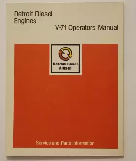 6SE323 DETROIT DIESEL Operators Manual Engine Book #2