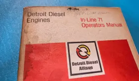 6SE329 DETROIT DIESEL Line Engine Operators Manual Book #2