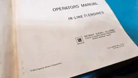 6SE329 DETROIT DIESEL Line Engine Operators Manual Book #3