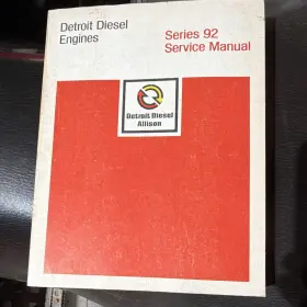 12-6558-92 DETROIT DIESEL ALLISON Engine Service Manual
