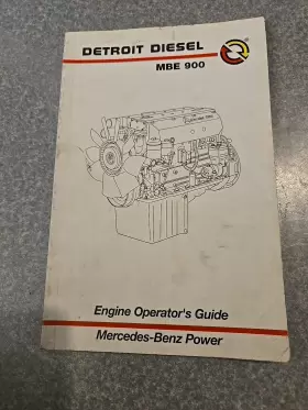 MBE-900 DETROIT Mercedes Benz Diesel Engine Operators Power