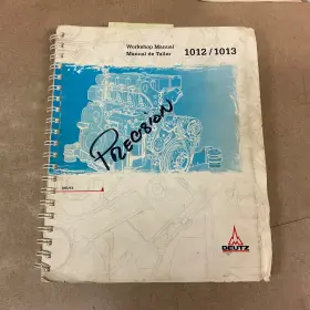 0297-7438 DEUTZ Fm Service Workshop Repair Manual Diesel
