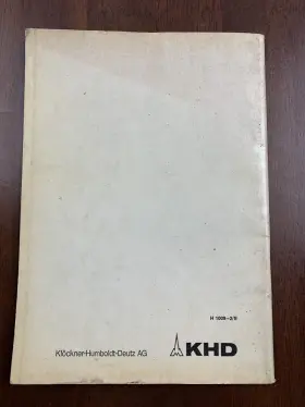 5506 DEUTZ Tractor Instruction Book Khd Ag #2