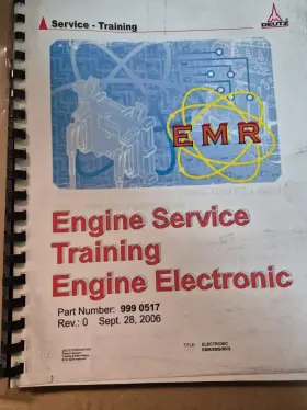 9990517 DEUTZ Service Training Engine