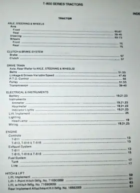 T818 DEUTZ ALLIS Lawn Garden Tractor Catalog Manual #2