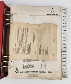 D9006 DEUTZ Tractor Manual Binder #2