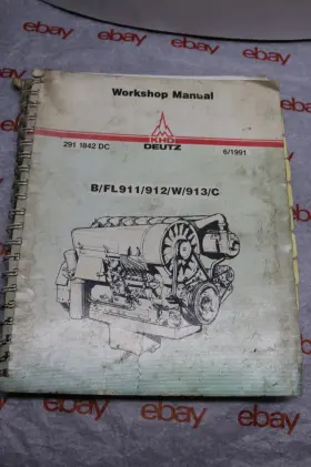 FL911 DEUTZ Khd Diesel Engine Service Repair Manual