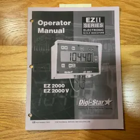 F3531 DIGI-STAR Ezii Scale Indicators Operator Manual