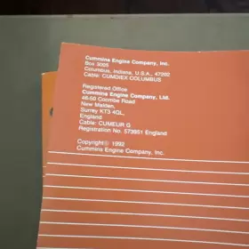 KTA50-G3 DIGITAL Cummins Generator Drive Catalog #3