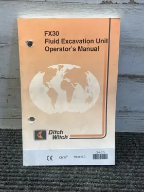 054-071 DITCH WITCH Fluid Excavation Unit Operators Manual
