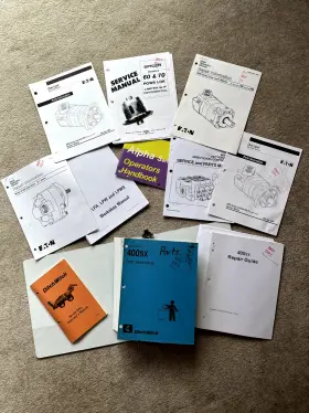 400LD DITCH WITCH Operators Service Manuals Eaton Lister