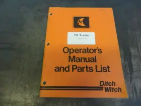 5S-1-84 DITCH WITCH Trailer Operators Manual