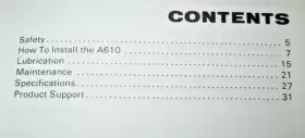 A610 DITCH WITCH Trencher Digging Operators Manual #2