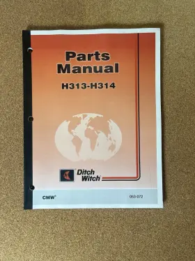 H314 DITCH WITCH Trencher Catalog Manual Book Xz