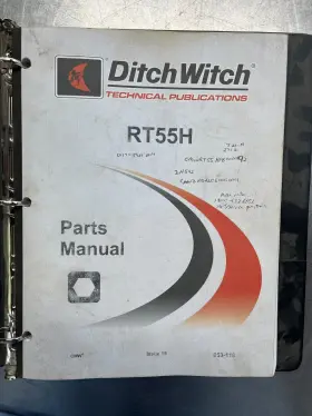RT55H DITCH WITCH Trencher Manual Rt