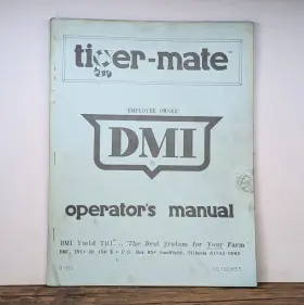 00100855 DMI Tiger Mate Operators Manual Issued
