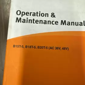 B20T-5 DOOSAN Forklift Operator Operation Manual Book #2