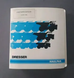 210M DRESSER Haulpaknparts Catalog Ring Binder