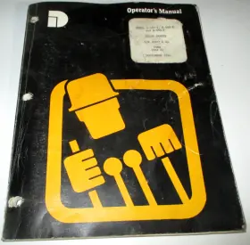 A-560-E DRESSER Motor Grader Operators Owners Manual