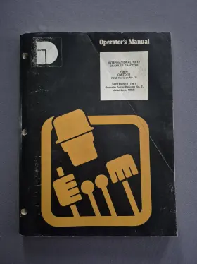 TD-12 DRESSER International Crawler Tractor Operators Manual