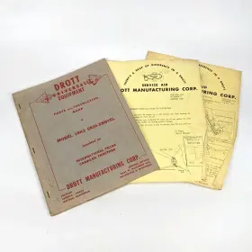 TD18A DROTT Skid Shovel Instruction Book Crawler Tractors