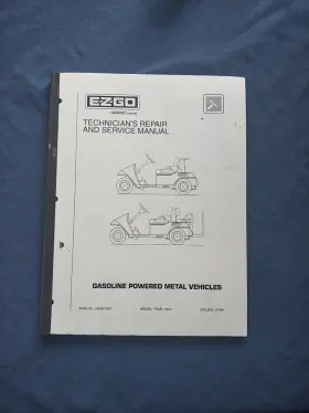 28725-G01 E-Z GO Gas Utility Service Manual
