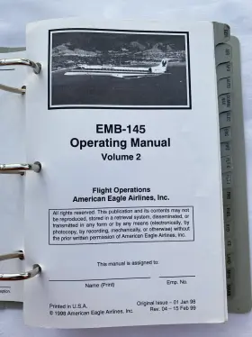 EMB-145 EAGLE American Operating Manual Vol