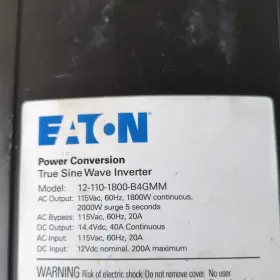 12-110-1800 EATON Sine Wave Inverter