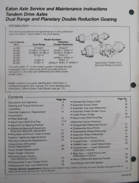 AXSM-0044 EATON Tandem Drive Axles Service Repair Manual #3