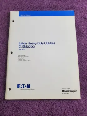 CLSM0200 EATON Service Manual Roadranger