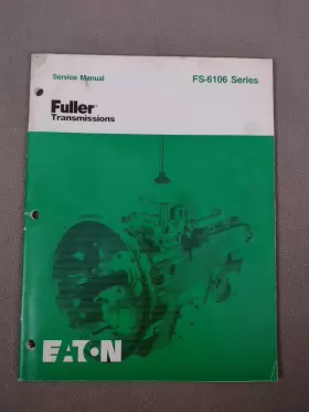 FS-6106 EATON Fuller Transmission Service Repair Manual