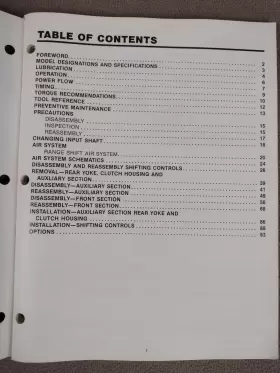 TRSM-0415 EATON Fuller Transmission Service Manual #2