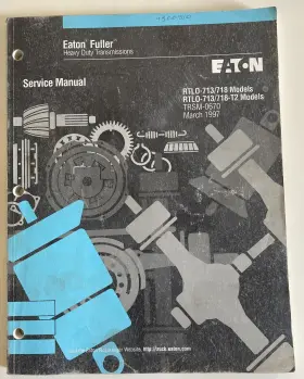 TRSM-0670 EATON Fuller Transmission Service Repair Manual