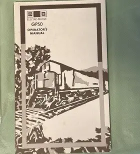GO50 ELECTRO-MOTIVE Manual Operator