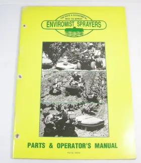 ZE002 ENVIROMIST SPRAYERS FARM AGRICULTURE EQUIPMENT Undavina