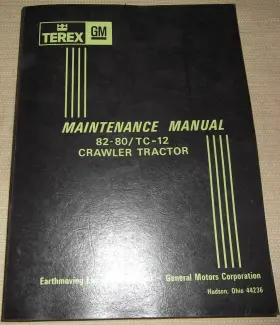 65SP16 EUCLID Terex Crawler Tractor Service Repair Workshop