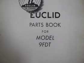9FDT EUCLID Tractor Manual Book Catalog #3