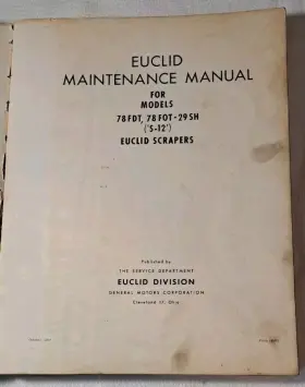 FOT-29SH EUCLID Manual Scrapers #2