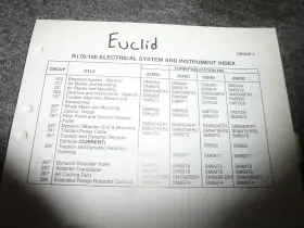 R190 EUCLID Hauler Dump Mining Electrical Wiring Manual Xz